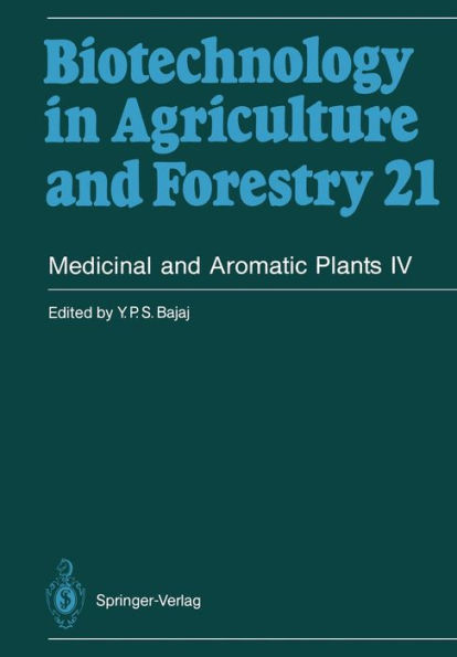 Medicinal and Aromatic Plants IV