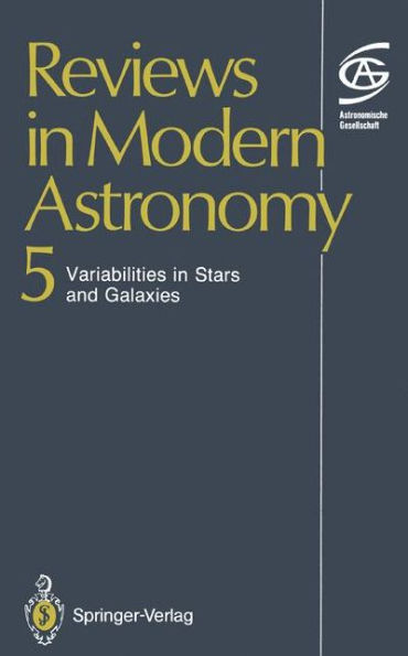 Reviews in Modern Astronomy: Variabilities in Stars and Galaxies