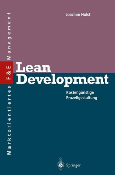 Lean Development: Kostengï¿½nstige Prozeï¿½gestaltung