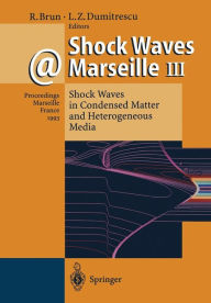 Title: Shock Waves @ Marseille III: Shock Waves in Condensed Matter and Heterogeneous Media, Author: Raymond Brun