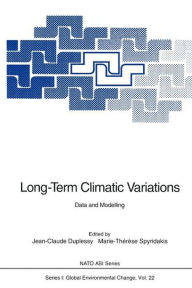 Title: Long-Term Climatic Variations: Data and Modelling, Author: Jean-Claude Duplessy