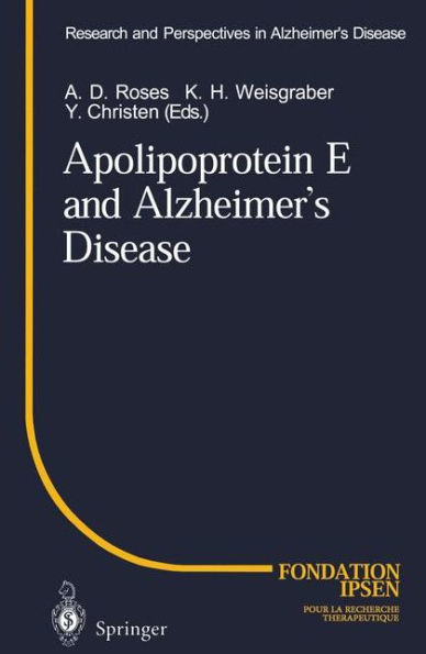 Apolipoprotein E and Alzheimer's Disease / Edition 1