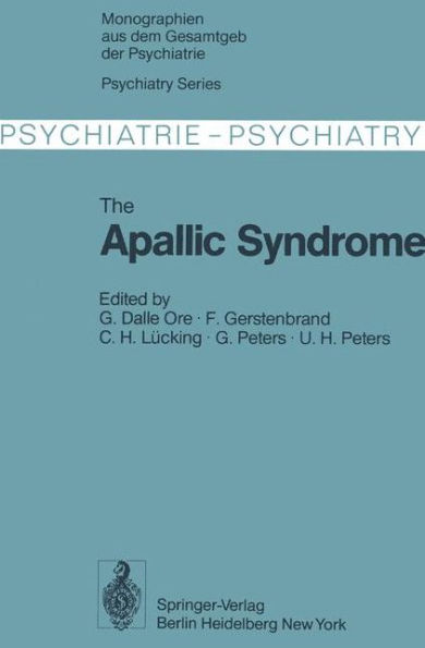 The Apallic Syndrome / Edition 1