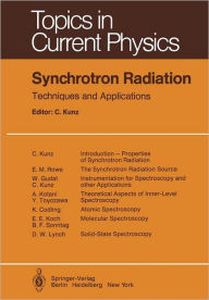 Title: Synchrotron Radiation: Techniques and Applications, Author: C. Kunz
