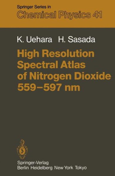 High Resolution Spectral Atlas of Nitrogen Dioxide 559-597 nm