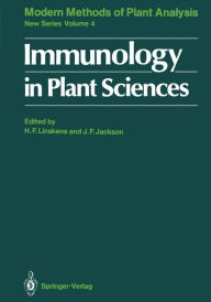 Title: Immunology in Plant Sciences, Author: Hans-Ferdinand Linskens