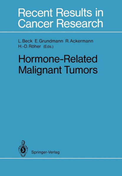 Hormone-Related Malignant Tumors / Edition 1