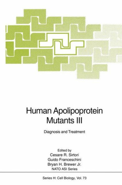 Human Apolipoprotein Mutants III: Diagnosis and Treatment / Edition 1