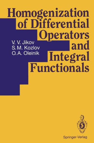 Homogenization of Differential Operators and Integral Functionals / Edition 1