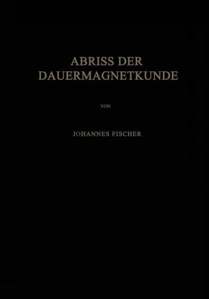 Abriss der Dauermagnetkunde