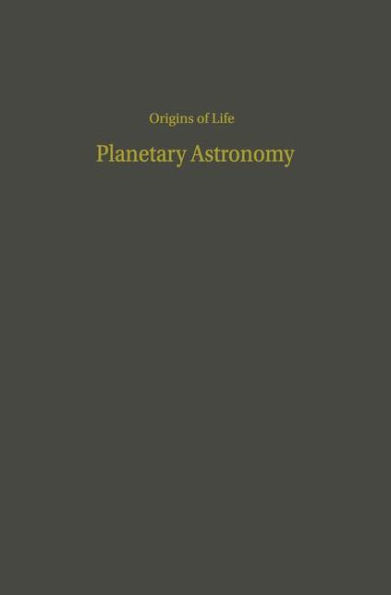 Proceedings of the Third Conference on Origins of Life: Planetary Astronomy