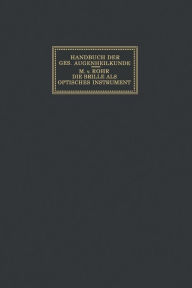 Title: Die Brille als Optisches Instrument, Author: M. von Rohr