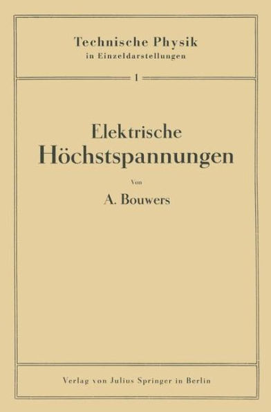 Elektrische Hï¿½chstspannungen