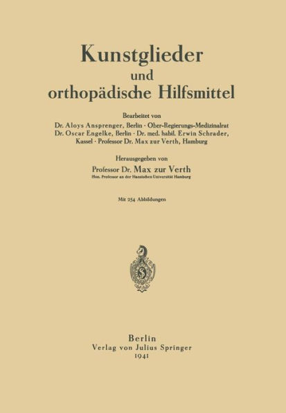 Kunstglieder und orthopädische Hilfsmittel