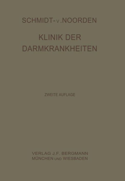 Klinik der Darmkrankheiten