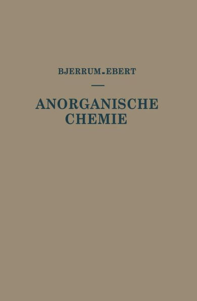 Kurzes Lehrbuch der Anorganischen Chemie