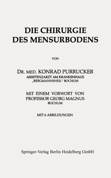 Die Chirurgie des Mensurbodens