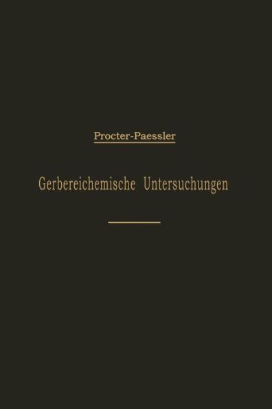 Leitfaden für gerbereichemische Untersuchungen