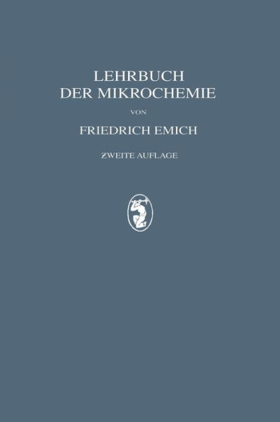 Lehrbuch der Mikrochemie