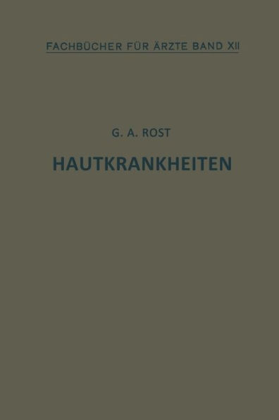 Hautkrankheiten: Band XII