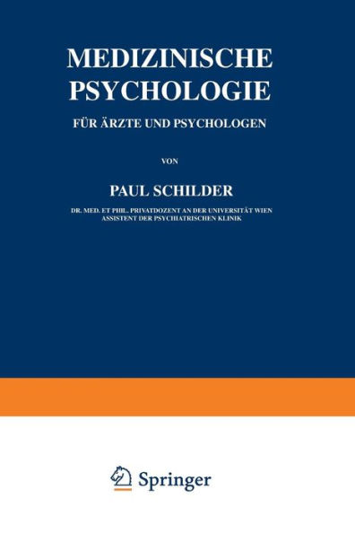 Medizinische Psychologie für Ärzte und Psychologen