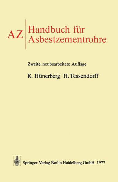 AZ Handbuch fï¿½r Asbestzementrohre