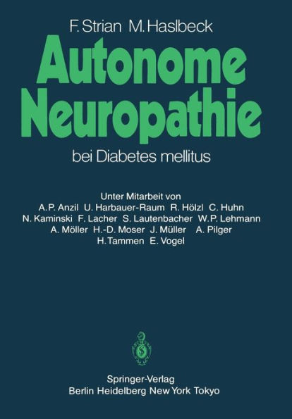 Autonome Neuropathie bei Diabetes mellitus