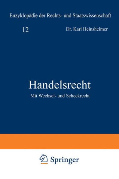 Handelsrecht: Mit Wechsel- und Scheckrecht