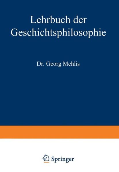 Lehrbuch der Geschichtsphilosophie