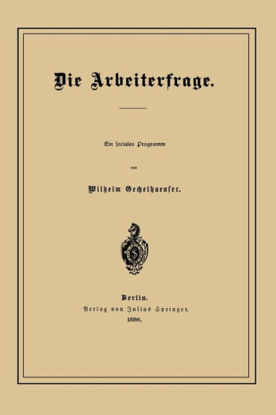 Die Arbeiterfrage