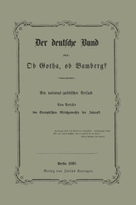 Title: Der deutsche Bund oder: Ob Gotha, ob Bamberg?, Author: NA Schwebemeyer