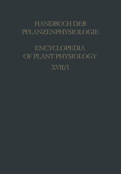 Physiology of Movements / Physiologie der Bewegungen: Part 1 Movements due to Mechanical and Electrical Stimuli and to Radiations / Teil 1 Bewegungen durch Einflï¿½sse Mechanischer und Elektrischer Natur Sowie durch Strahlungen