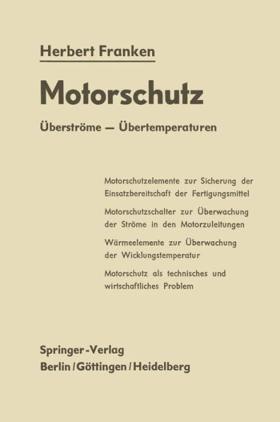 Motorschutz: Überströme - Übertemperaturen