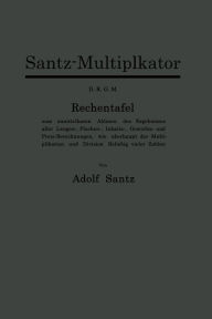 Title: Santz-Multiplikator D.R.G.M., Author: Adolf Santz
