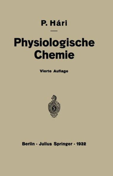 Kurzes Lehrbuch der Physiologischen Chemie