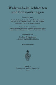 Title: Wahrscheinlichkeiten und Schwankungen, Author: Marianus Czerny