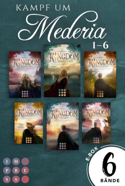 Sammelband der epischen Fantasysage »Kampf um Mederia« (Band 1-6) (Kampf um Mederia): Königliche High Fantasy mit Drachen, Elben und Dämonen