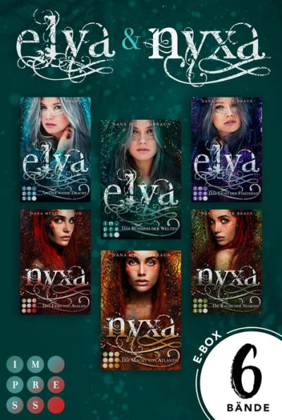 »Elya« & »Nyxa«: Zwei Trilogien in einer Mega-E-Box: Packende Drachen-Fantasy voller Dramatik, Magie und Emotionen