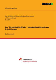 Title: Der 'Threat-Rigidity-Effekt' - Literaturüberblick und neue Entwicklungen, Author: Winno Wangenheim