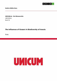 Title: The Influences of Grazers in Biodiversity of Insects, Author: Kathrin Müller-Rees