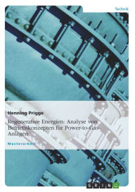 Title: Regenerative Energien: Analyse von Betriebskonzepten für Power-to-Gas-Anlagen, Author: Henning Prigge
