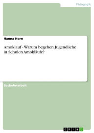 Title: Amoklauf - Warum begehen Jugendliche in Schulen Amokläufe?, Author: Hanna Horn