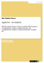 Apple Inc. - An Analysis: PESTEL analysis, Porter's 5 Forces analysis, SWOT analysis, Comprehensive analysis of financial ratios, and Comprehensive analysis of share performance of Apple Inc.