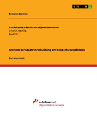 Title: Grenzen der Staatsverschuldung am Beispiel Deutschlands, Author: Benjamin Hammer