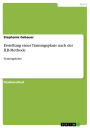 Erstellung eines Trainingsplans nach der ILB-Methode: Trainingslehre