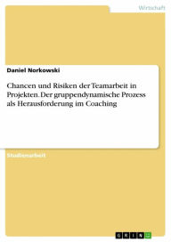 Title: Chancen und Risiken der Teamarbeit in Projekten. Der gruppendynamische Prozess als Herausforderung im Coaching, Author: Daniel Norkowski