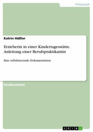 Title: Erzieherin in einer Kindertagesstätte. Anleitung einer Berufspraktikantin: Eine reflektierende Dokumentation, Author: Katrin Häßler
