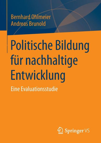 Politische Bildung fï¿½r nachhaltige Entwicklung: Eine Evaluationsstudie