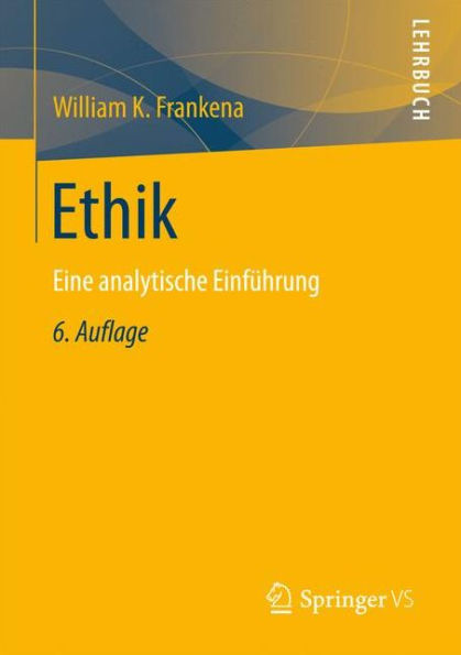 Ethik: Eine analytische Einführung