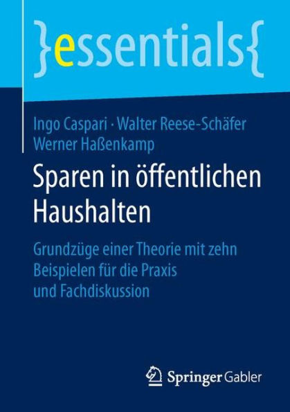 Sparen in öffentlichen Haushalten: Grundzüge einer Theorie mit zehn Beispielen für die Praxis und Fachdiskussion